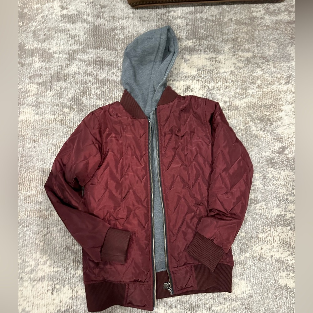 Boys Bomber Appaman 
￼Jacket
Burgundy